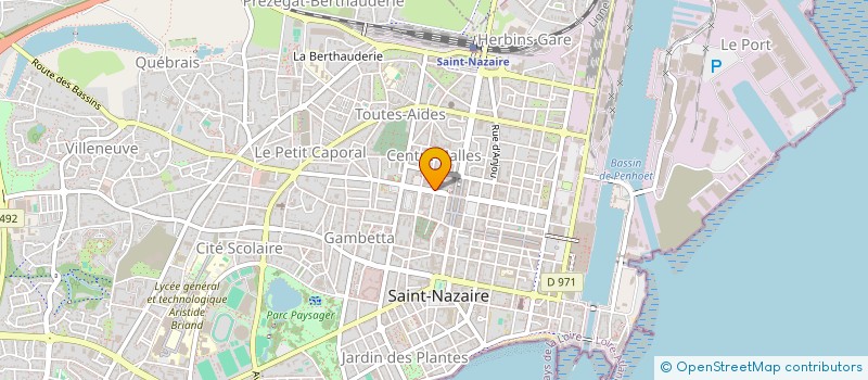 localisation de l'entreprise MADAME NATHALIE ROCHARD à SAINT-NAZAIRE