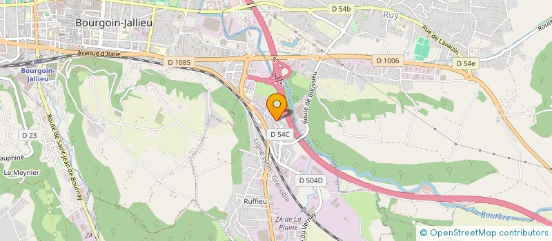 localisation de l'entreprise MADAME NATHALIE ROCHE  BOURGOIN-JALLIEU