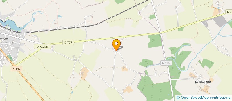 localisation de l'entreprise MADAME NATHALIE ROCHE  LUSSAC-LES-CHATEAUX