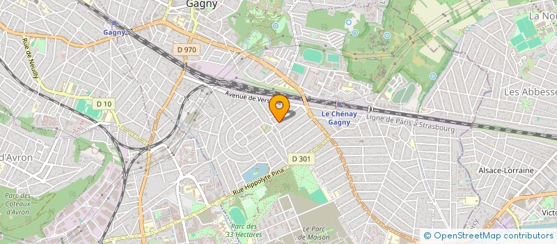 localisation de l'entreprise MADAME NATHALIE ROCHET  GAGNY