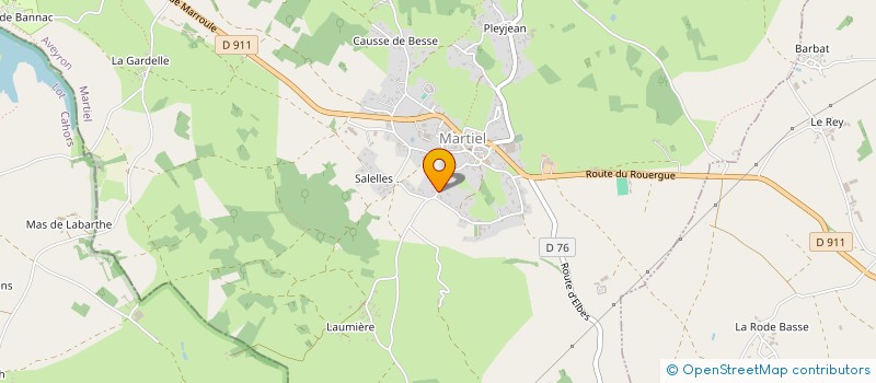 localisation de l'entreprise MADAME NATHALIE RODRIGUES  MARTIEL