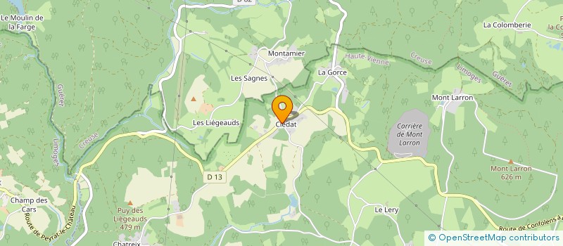 localisation de l'entreprise MADAME NATHALIE ROGER  SAINT-JULIEN-LE-PETIT