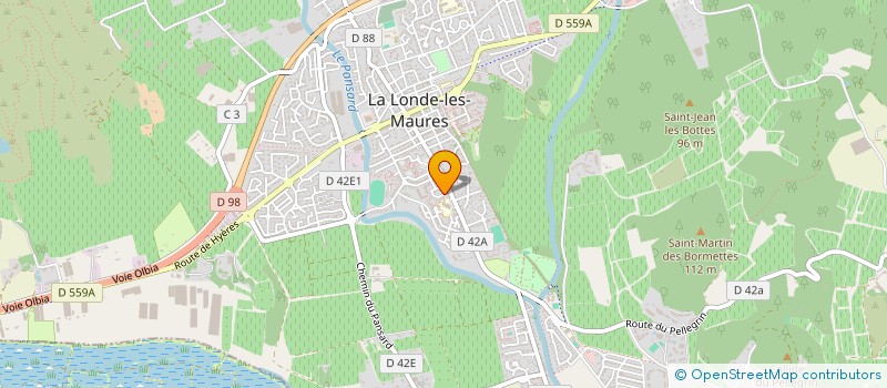 localisation de l'entreprise MADAME NATHALIE ROGER  LA LONDE-LES-MAURES