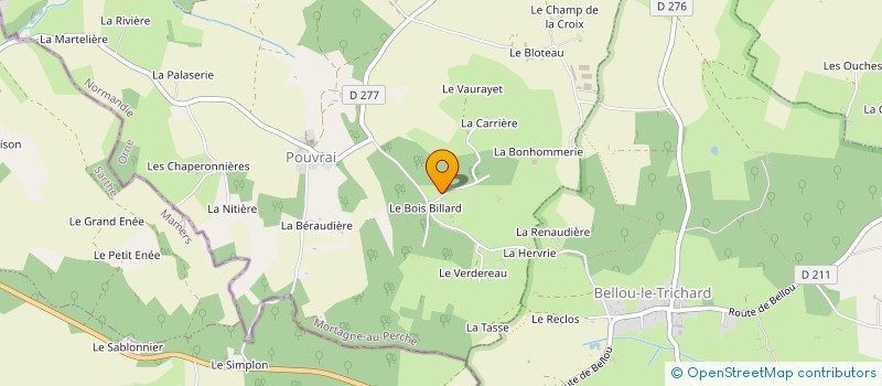 localisation de l'entreprise MADAME NATHALIE ROGER à POUVRAI