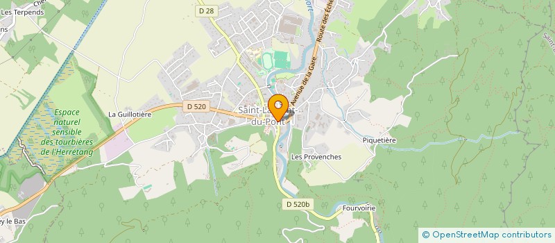 localisation de l'entreprise MADAME NATHALIE ROGIER  SAINT-LAURENT-DU-PONT