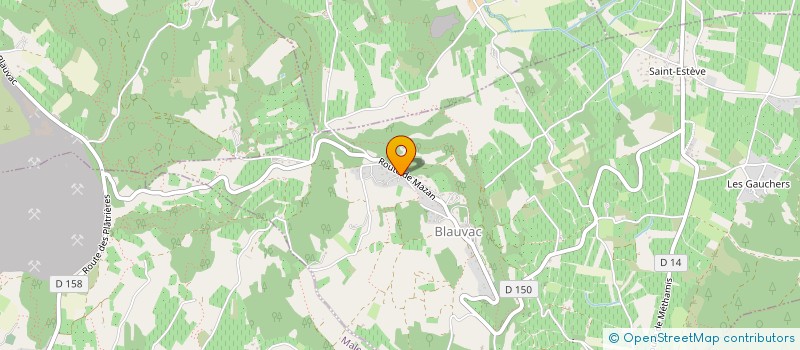 localisation de l'entreprise MADAME NATHALIE ROLLAND  BLAUVAC