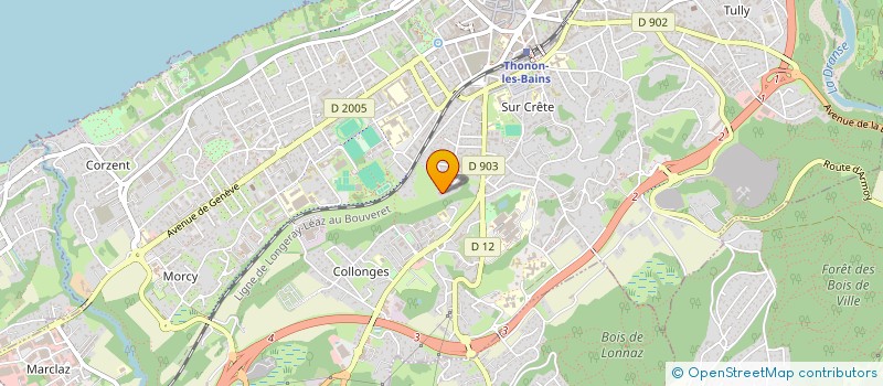 localisation de l'entreprise MADAME NATHALIE ROLLANDO à THONON-LES-BAINS