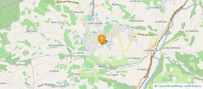 localisation de l'entreprise MADAME NATHALIE ROLLIN  BESSENAY