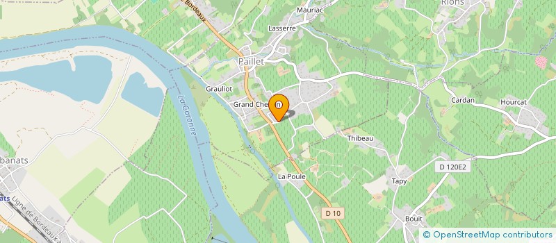 localisation de l'entreprise MADAME NATHALIE ROMEFORT à PAILLET
