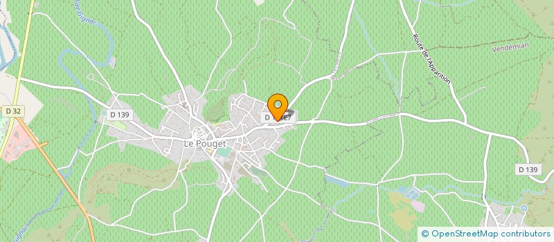 localisation de l'entreprise MADAME NATHALIE ROMERO ROFRIO  LE POUGET