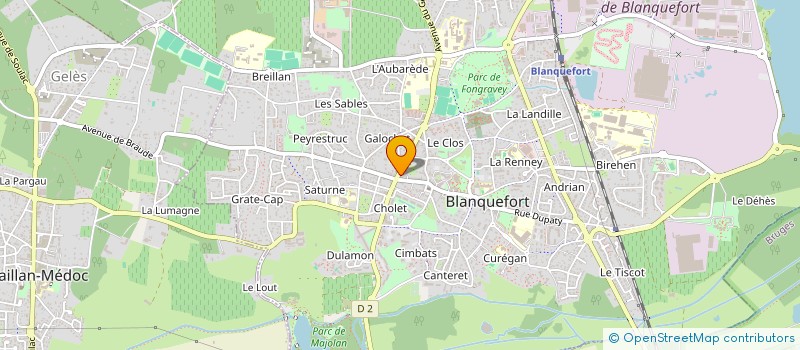 localisation de l'entreprise MADAME NATHALIE RONCI à BLANQUEFORT