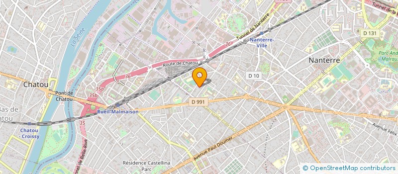 localisation de l'entreprise MADAME NATHALIE RONDEAU à NANTERRE