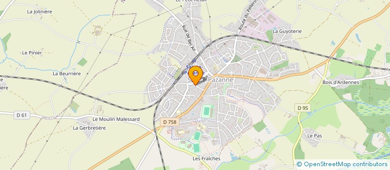 localisation de l'entreprise MADAME NATHALIE RONDINEAU à SAINTE-PAZANNE