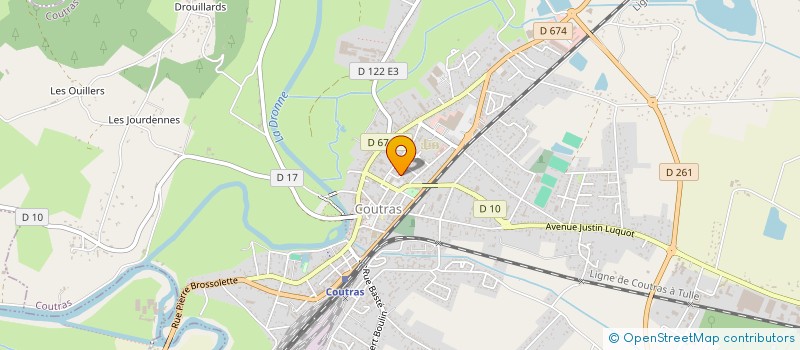 localisation de l'entreprise MADAME NATHALIE RONVAUX  COUTRAS