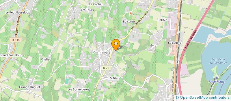 localisation de l'entreprise MADAME NATHALIE ROSADA  POMMIERS