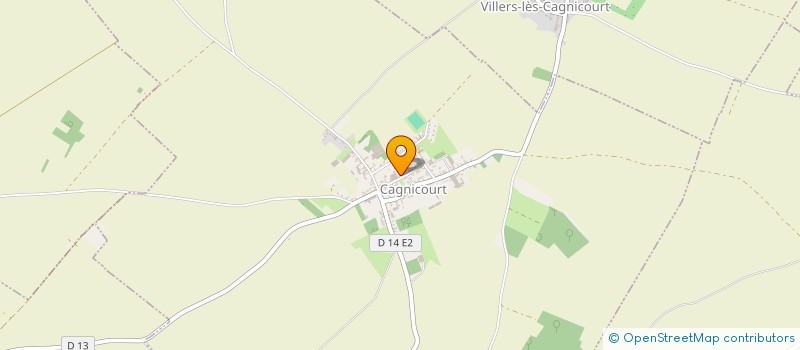 localisation de l'entreprise MADAME NATHALIE ROSE  CAGNICOURT