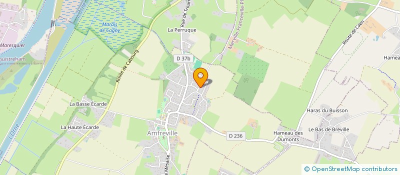 localisation de l'entreprise MADAME NATHALIE ROSINE RIBAULT  AMFREVILLE