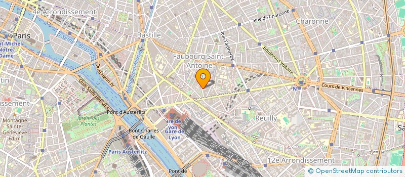 localisation de l'entreprise MADAME NATHALIE ROSSIGNOL  PARIS