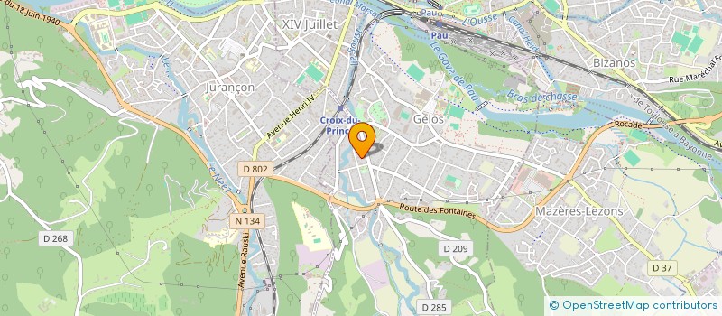 localisation de l'entreprise MADAME NATHALIE ROTGE à MAZERES-LEZONS