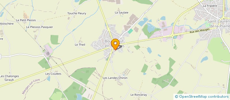 localisation de l'entreprise MADAME NATHALIE ROUILLON à MAUGES-SUR-LOIRE