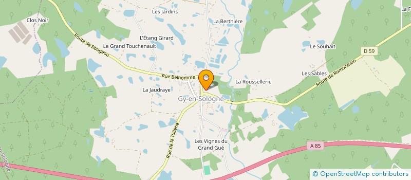 localisation de l'entreprise MADAME NATHALIE ROULLET à MUR-DE-SOLOGNE