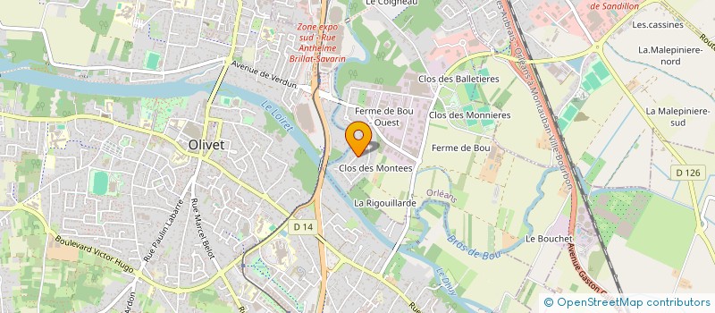 localisation de l'entreprise MADAME NATHALIE ROUSSEAU à ORLEANS