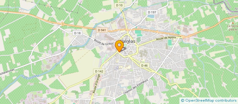 localisation de l'entreprise MADAME NATHALIE ROUSSEL à VALREAS