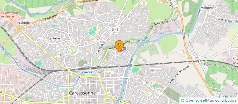 localisation de l'entreprise MADAME NATHALIE ROUSSETY à CARCASSONNE