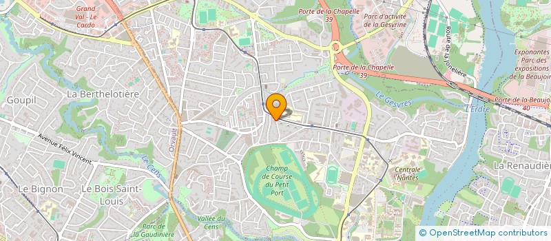 localisation de l'entreprise MADAME NATHALIE ROUX à NANTES