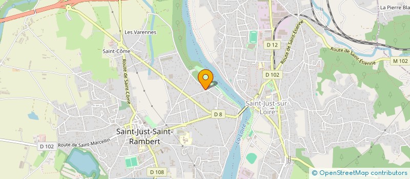 localisation de l'entreprise MADAME NATHALIE ROUX  SAINT-JUST-SAINT-RAMBERT