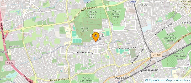 localisation de l'entreprise MADAME NATHALIE ROUX  MERIGNAC