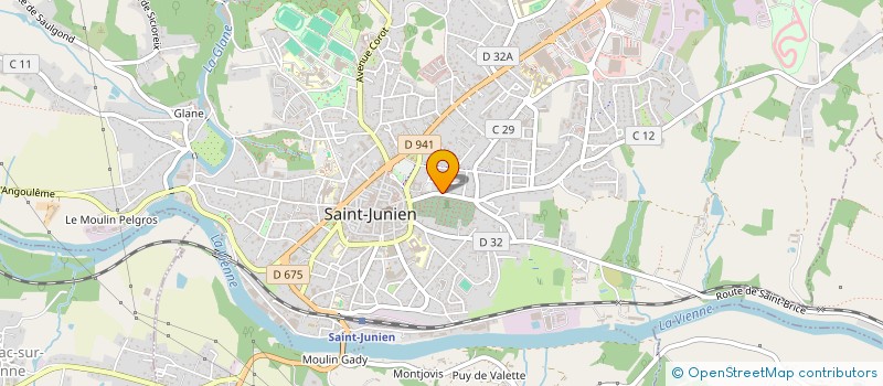 localisation de l'entreprise MADAME NATHALIE ROY  SAINT-JUNIEN