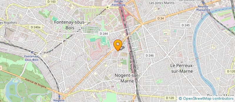 localisation de l'entreprise MADAME NATHALIE ROYER à NOGENT-SUR-MARNE