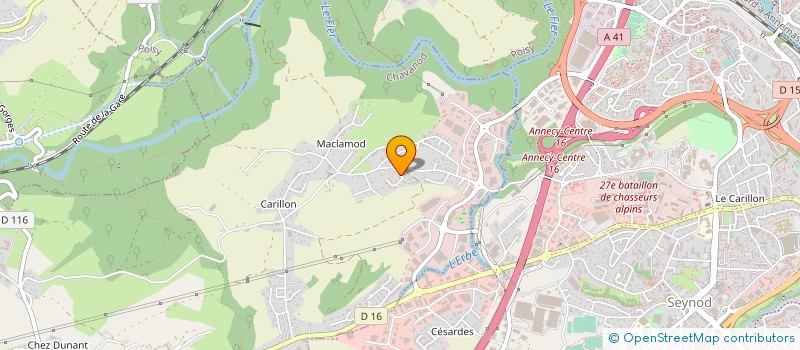 localisation de l'entreprise MADAME NATHALIE RUIZ  VALENCE