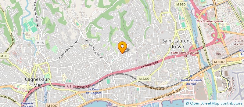 localisation de l'entreprise MADAME NATHALIE RUSSU à CAGNES-SUR-MER