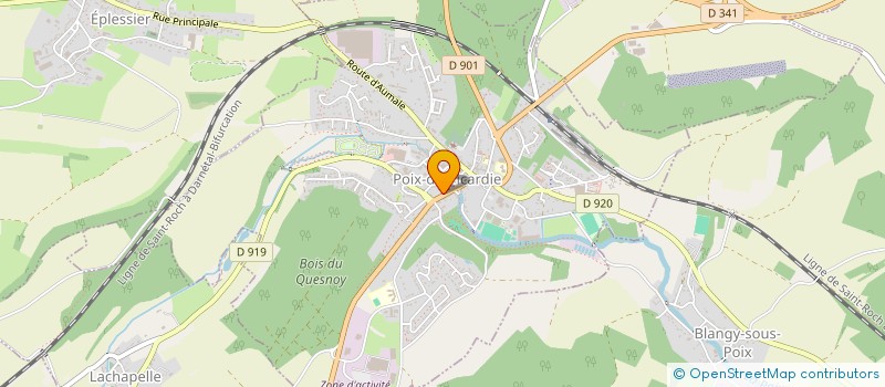 localisation de l'entreprise MADAME NATHALIE RYCKEBOER  POIX-DE-PICARDIE