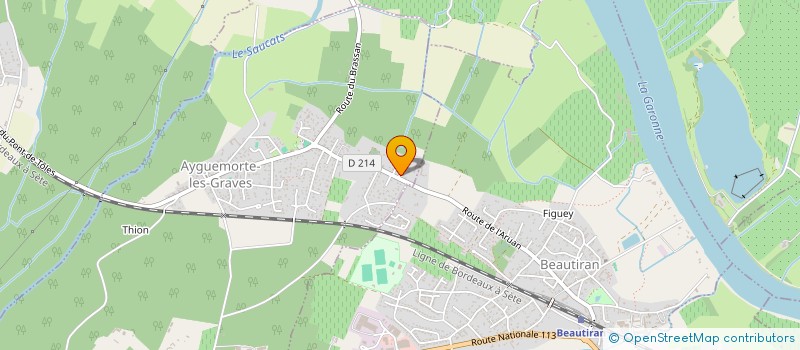 localisation de l'entreprise MADAME NATHALIE SABARIAUT à AYGUEMORTE-LES-GRAVES