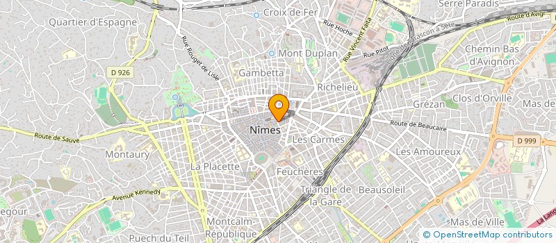 localisation de l'entreprise MADAME NATHALIE SABATIER  NIMES