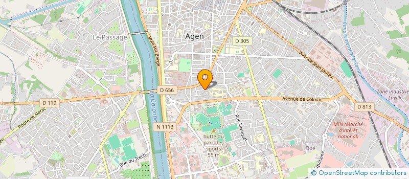 localisation de l'entreprise MADAME NATHALIE SABRIE  AGEN