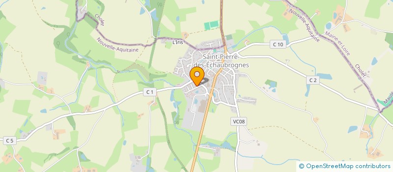 localisation de l'entreprise MADAME NATHALIE SACHOT  SAINT-PIERRE-DES-ECHAUBROGNES