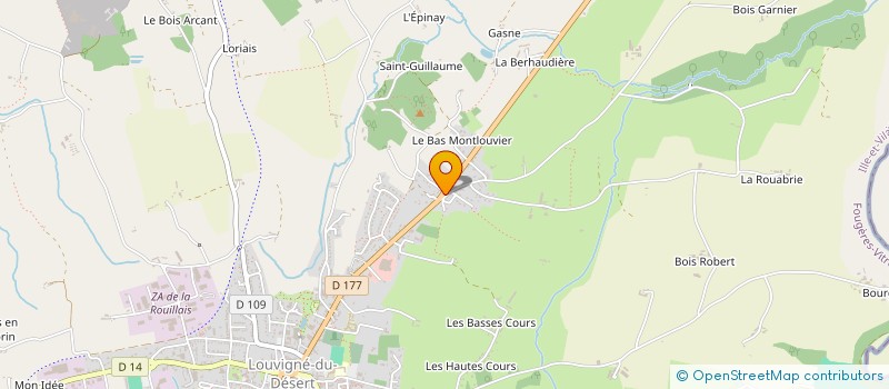 localisation de l'entreprise MADAME NATHALIE SAGET  LOUVIGNE-DU-DESERT