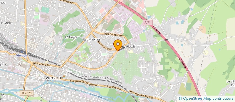 localisation de l'entreprise MADAME NATHALIE SAID  VIERZON