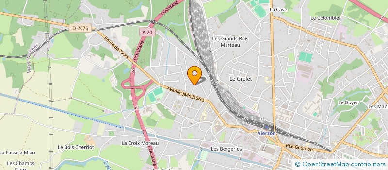 localisation de l'entreprise MADAME NATHALIE SAILLY à VIERZON