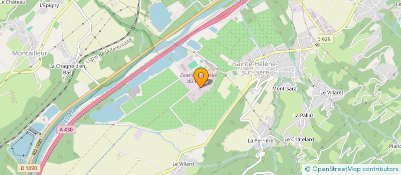 localisation de l'entreprise MADAME NATHALIE SAINT-GERMAIN  SAINTE-HELENE-SUR-ISERE