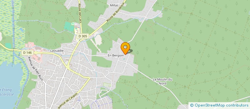 localisation de l'entreprise MADAME NATHALIE SAINT MARC  BISCARROSSE