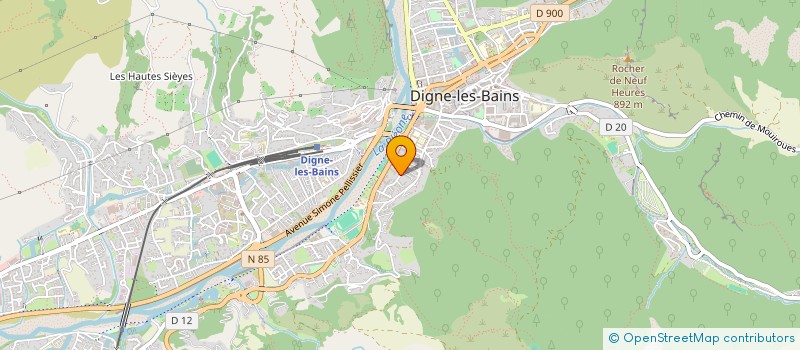 localisation de l'entreprise MADAME NATHALIE SAINT MARTIN à DIGNE-LES-BAINS