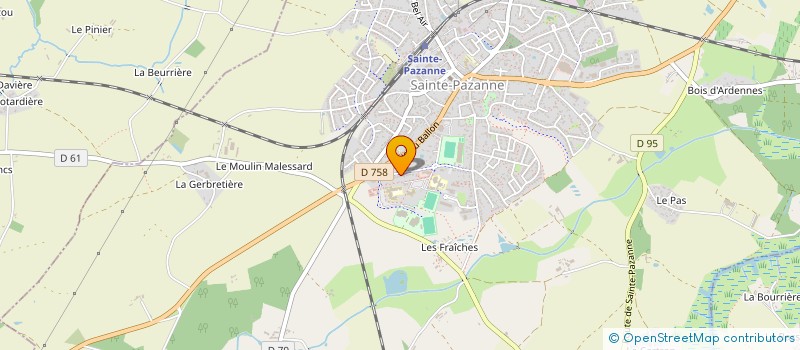 localisation de l'entreprise MADAME NATHALIE SALAUD à SAINTE-PAZANNE