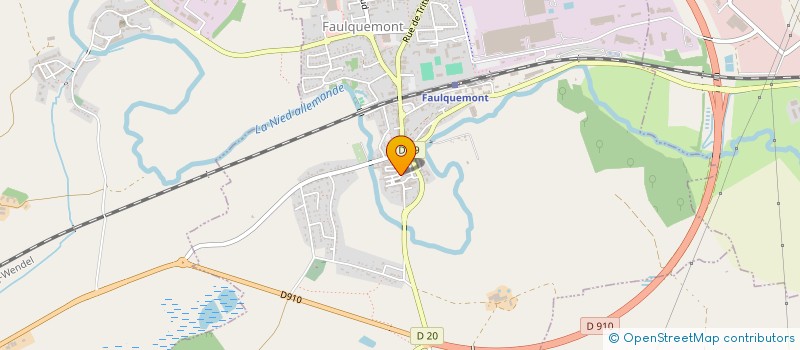 localisation de l'entreprise MADAME NATHALIE SALJA  FAULQUEMONT