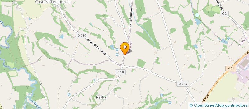 localisation de l'entreprise MADAME NATHALIE SALLABERRY  CASTERA-LECTOUROIS