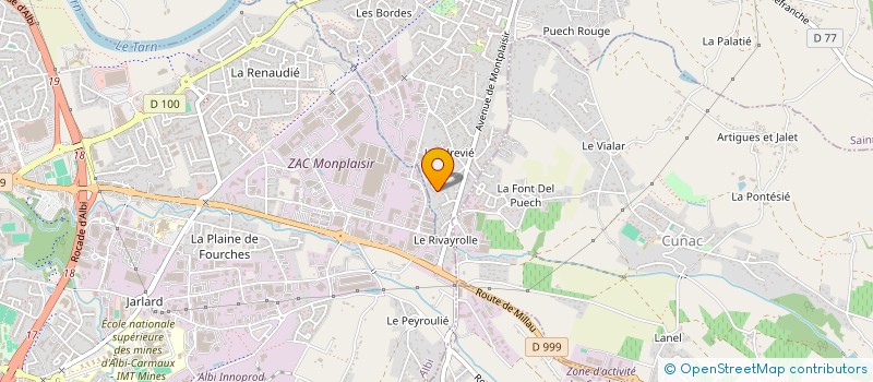 localisation de l'entreprise MADAME NATHALIE SALLABERRY  SAINT-JUERY